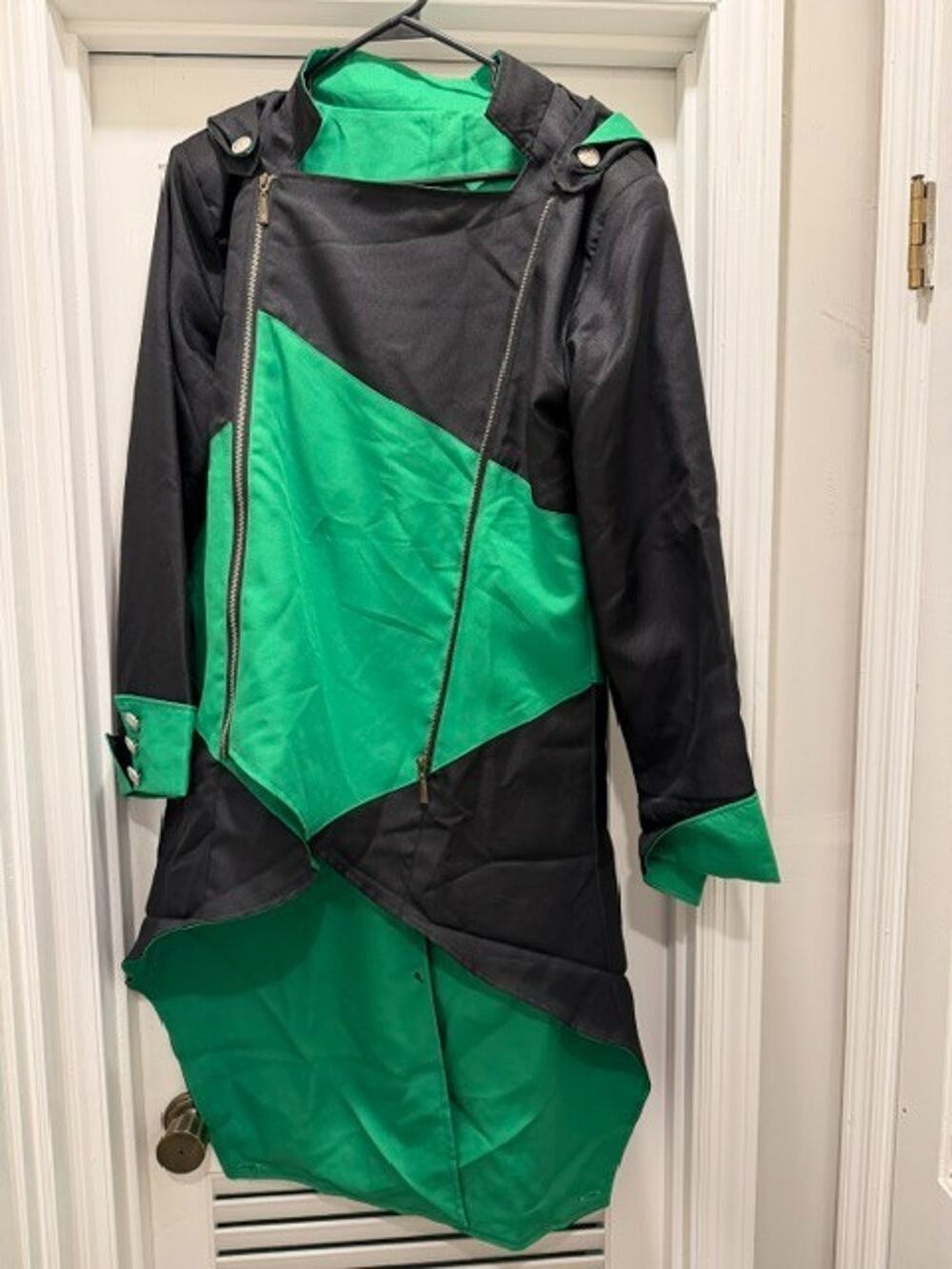 Assassin's Creed 3 Jacket Tailcoat Green Black Unisex Cosplay